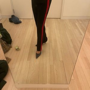 Boss pants black and red